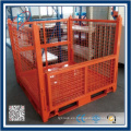 Plegable galvanizado y en polvo recubierto de metal Wire Mesh Container